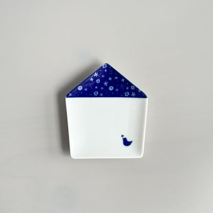 House Small Plates 8cm - Bird / Christmas Tree / Little Girl / Anchor / Flower / Little Tree