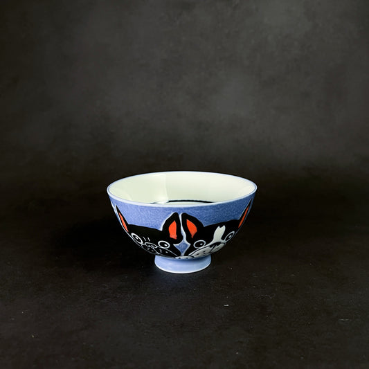 Small Teacup Rice Bowl 12cm - French Bulldog