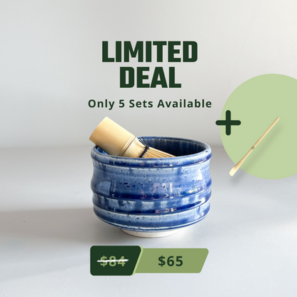 LIMITED DEAL - Matcha Bowl 400ml with whisk and spoon