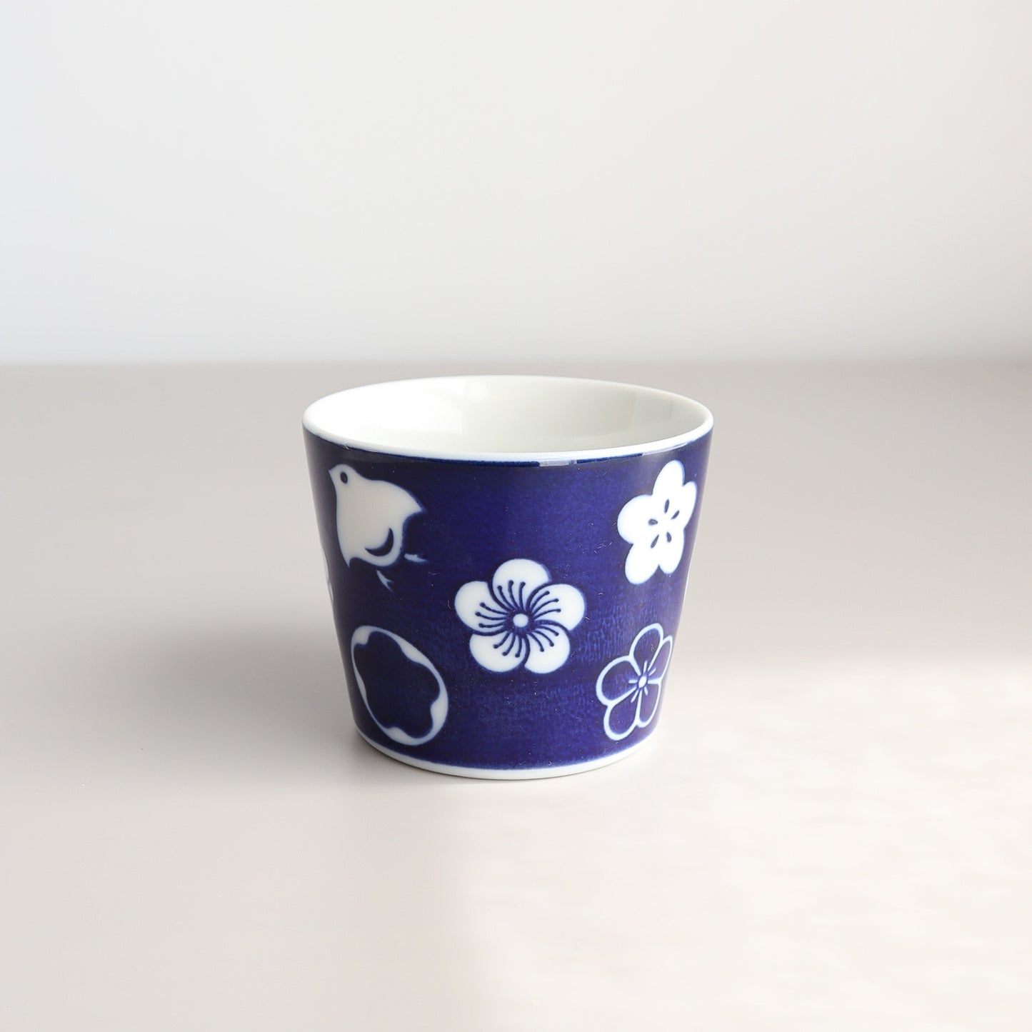 Chidori Zukushi Plum Bird Pattern Cup 200ml