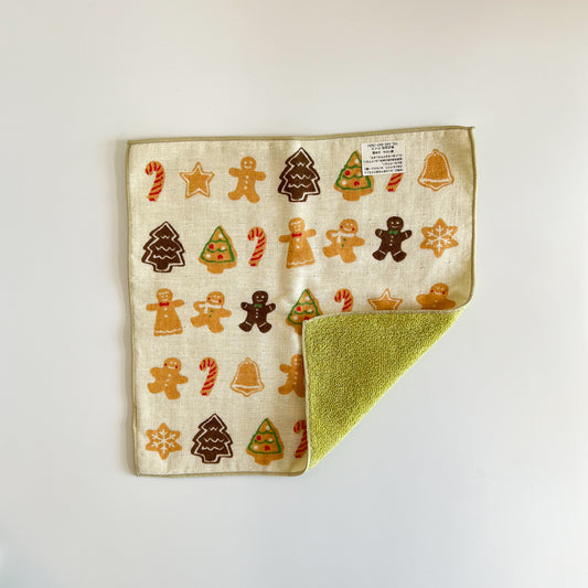 HAMAMONYO Cotton Towel Handkerchief 25cm - Gingerbread