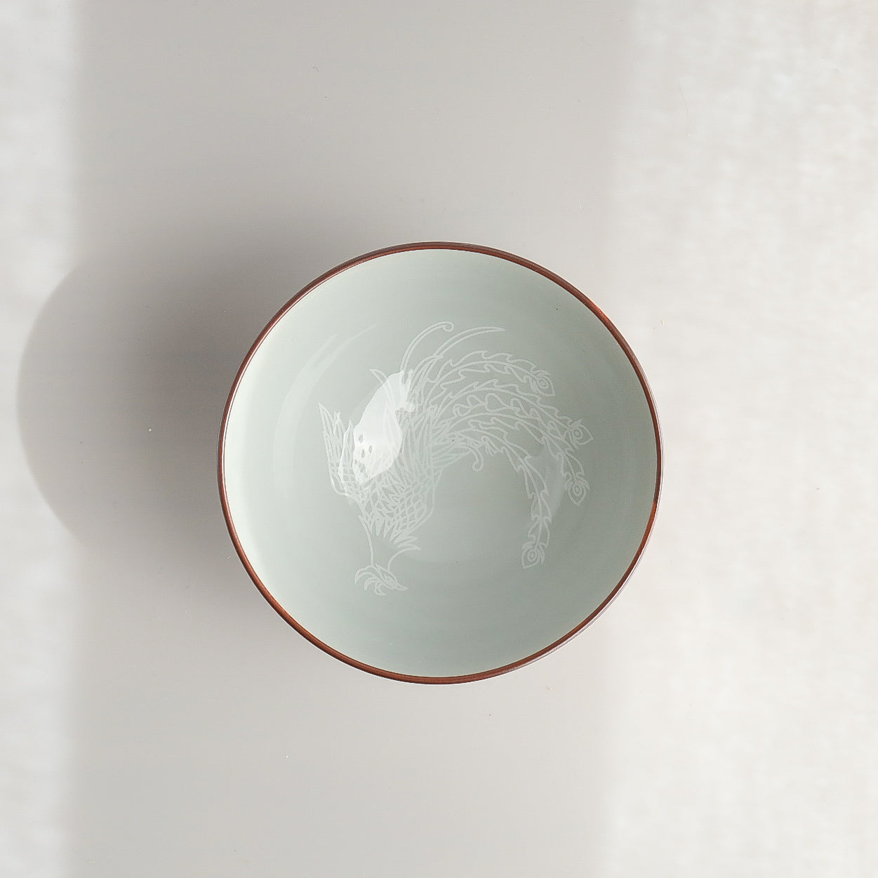 Small Teacup Rice Bowl 12cm - Phoenix