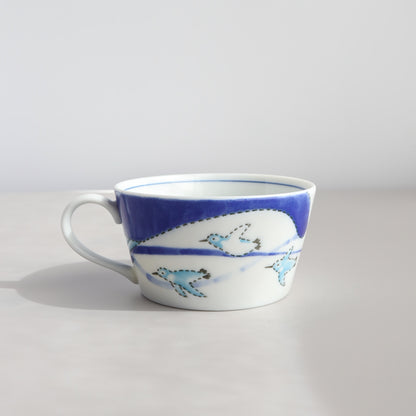 Ocean Friends Soup Mug 315ml - Whales and Penguins