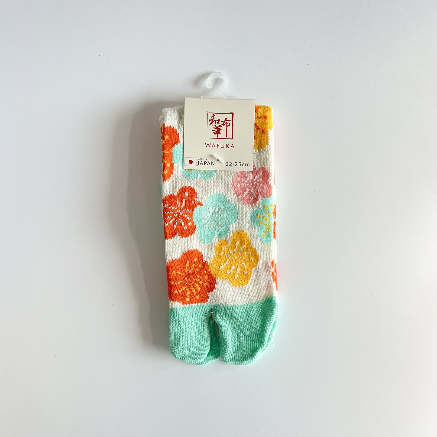 WAFUKA Tabi Socks 22-24cm - Ume Plum Flowers