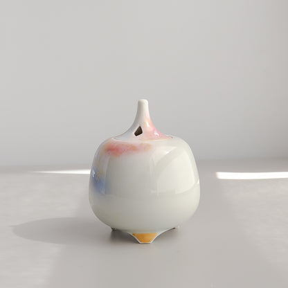 Kutani Ware Incense Burner - Sakura Blossom