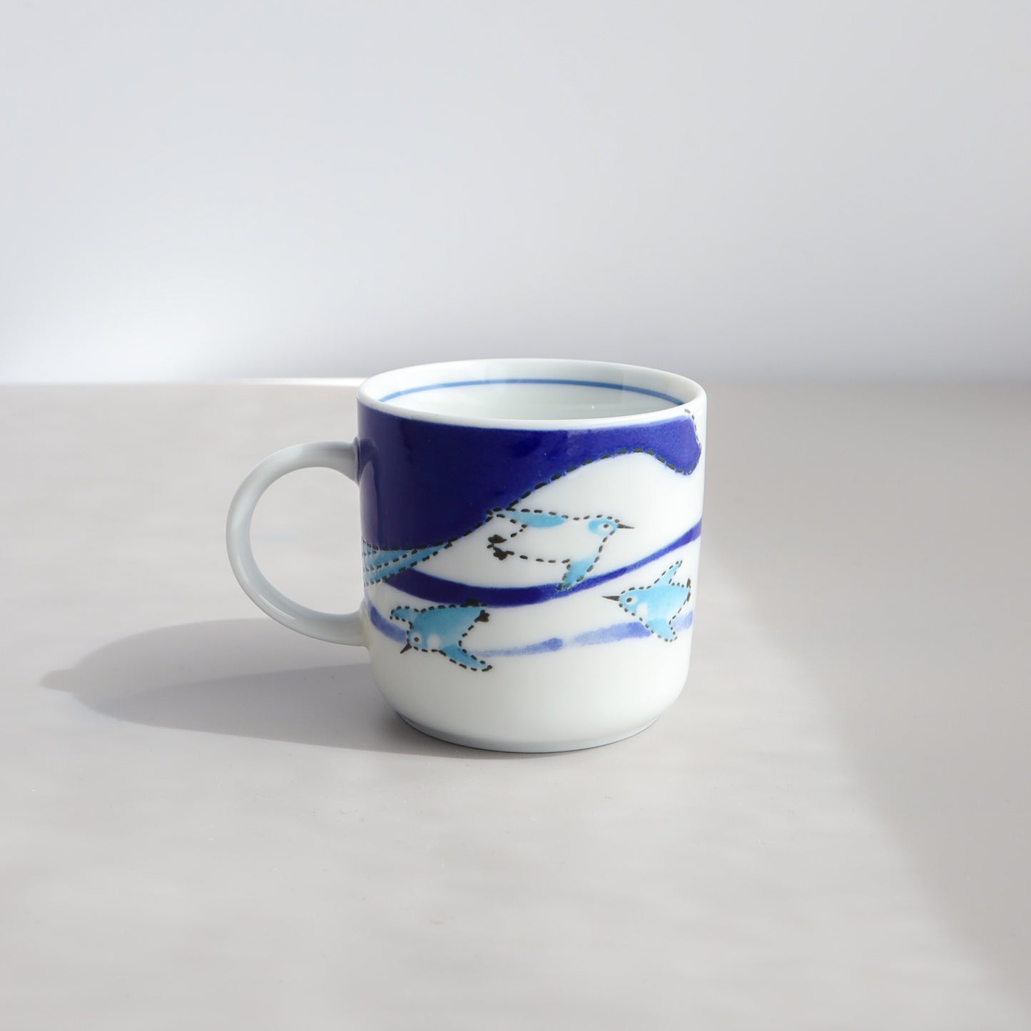 Ocean Friends Mug 210ml - Whales and Penguins