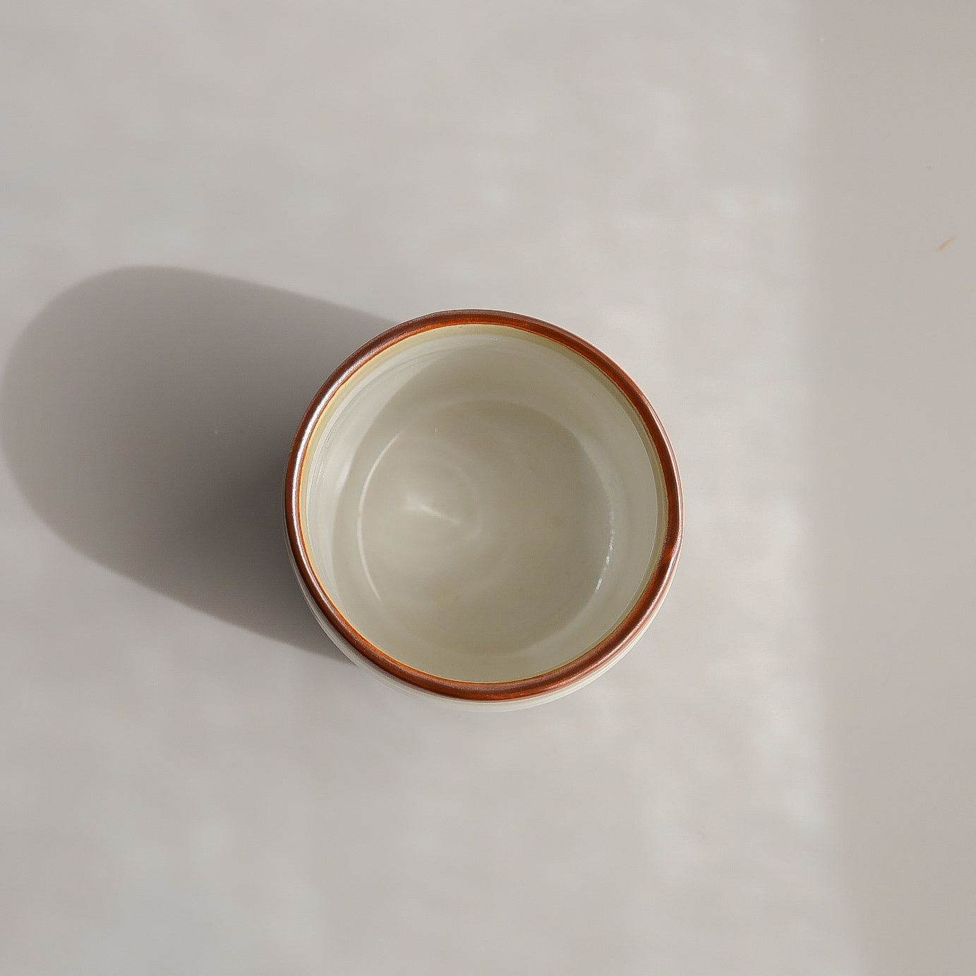 Tenmoku Mugi Tea Cup 200ml - White