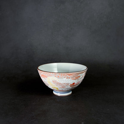 Small Teacup Rice Bowl 12cm - Koi Nishikigoi