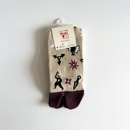 WAFUKA Tabi Socks 22-24cm - Ninja