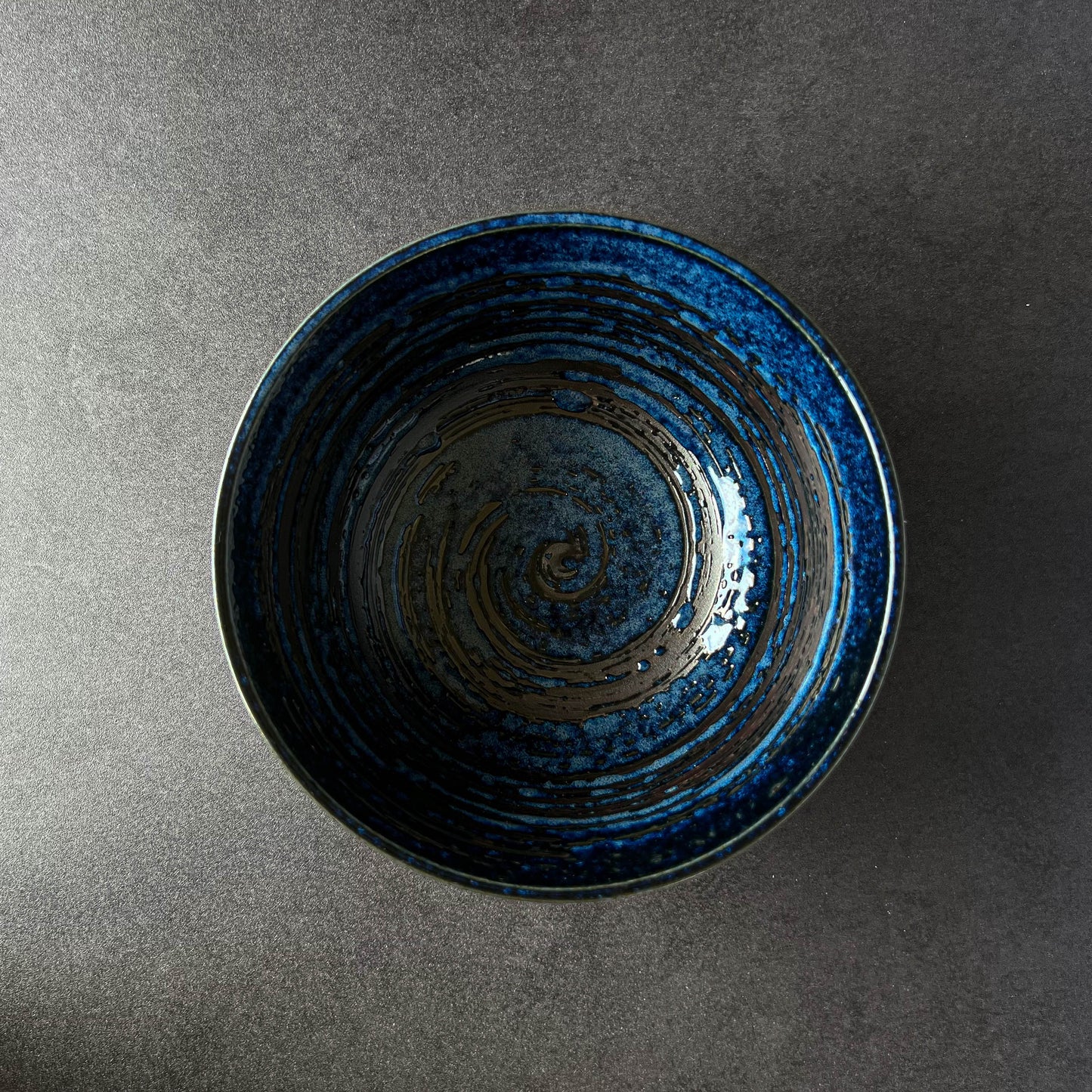 Brushed Noodle Donburi Bowl 17cm - Midnight / Earth