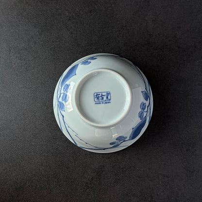 Indigo Dyed Flat Bowl - 16cm