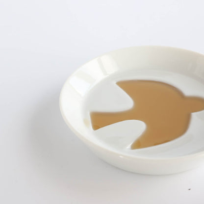 Kage-asobi Chidori Soy Sauce Dish 8.2cm - Swallow