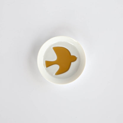 Kage-asobi Chidori Soy Sauce Dish 8.2cm - Swallow