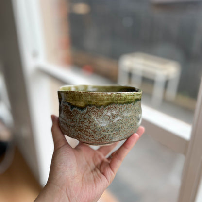 Matcha Tea Bowl 700ml - Moss Green