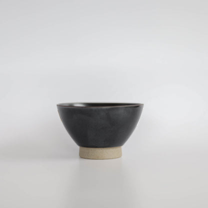 Kurawanka Small Rice Bowl 12cm - Black / Brown / White