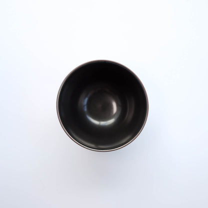 Kurawanka Small Rice Bowl 12cm - Black / Brown / White