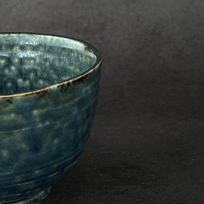 Small Rice Bowl 13cm - Rustic Blue