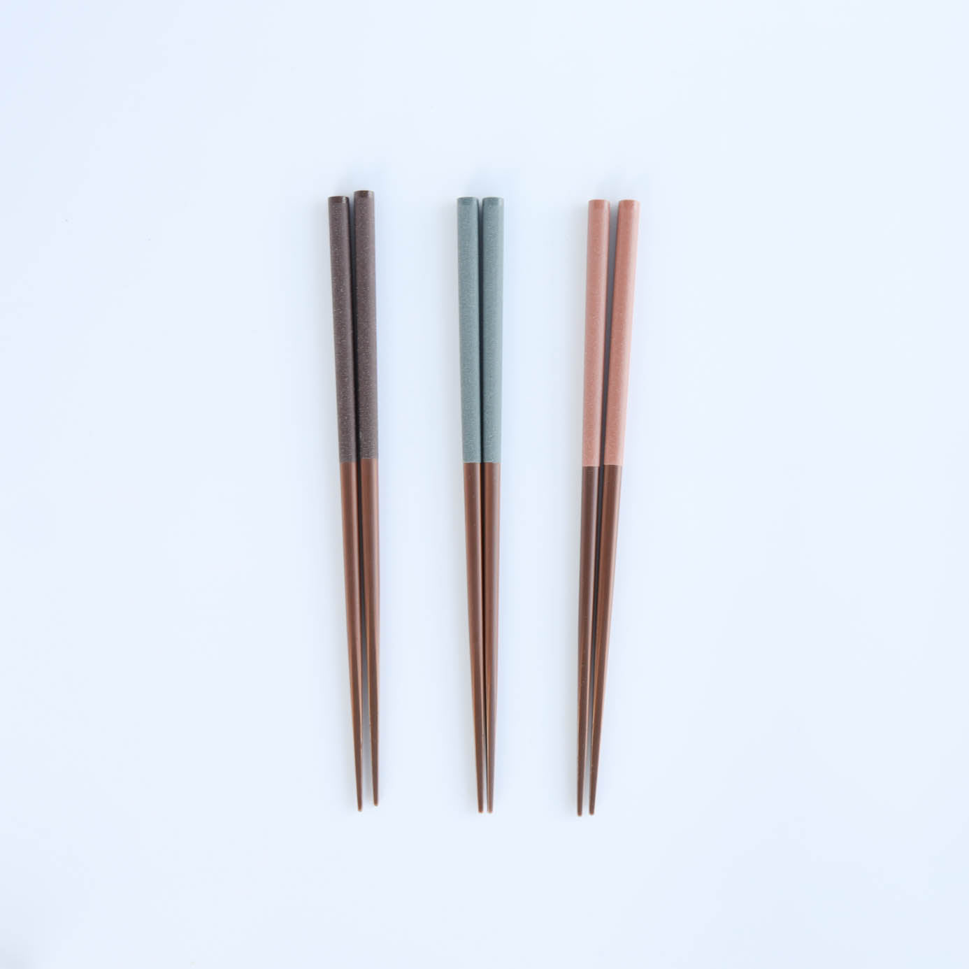 WAKASA Sunny Life Cologne Bamboo Chopsticks 23cm - Blue / Brown / Pink