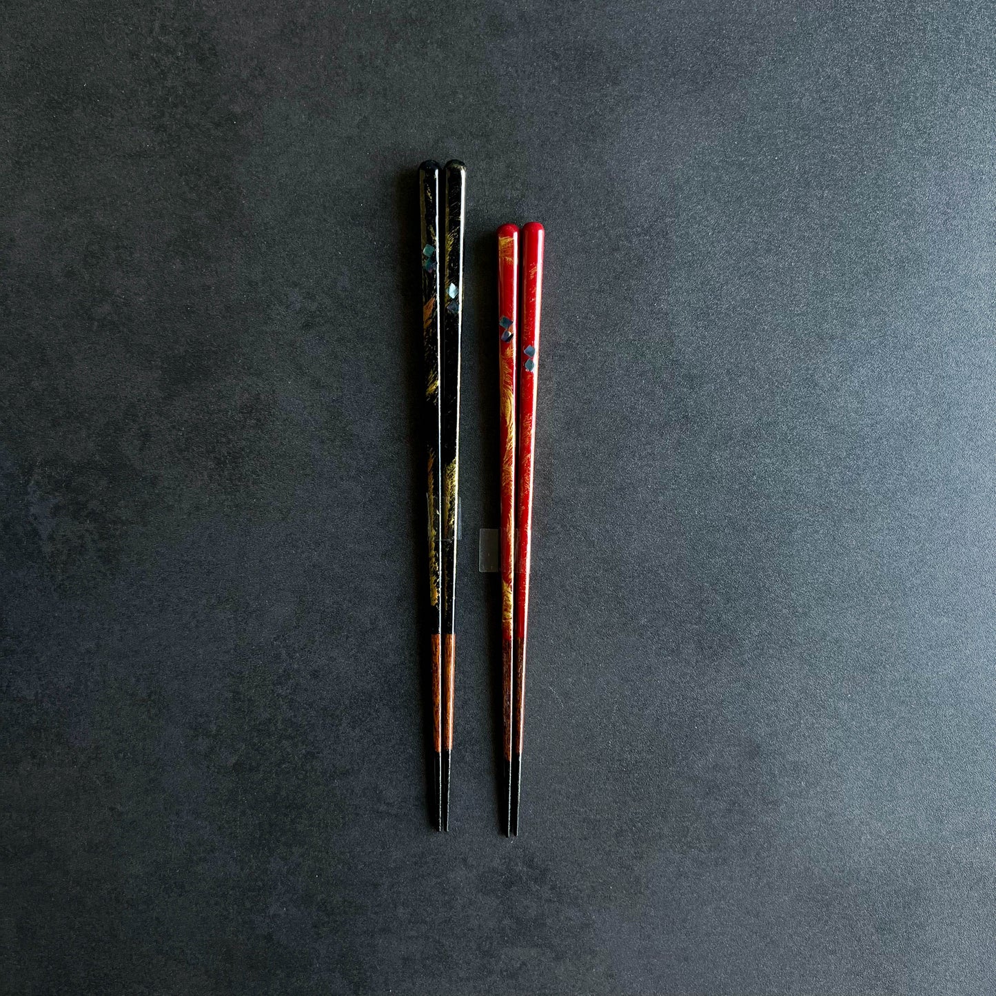 WAKASA Wabi Sabi Oborozuki Lacquerware Chopsticks 21cm - Red